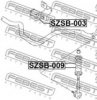 FEBEST SZSB-003 Stabiliser Mounting